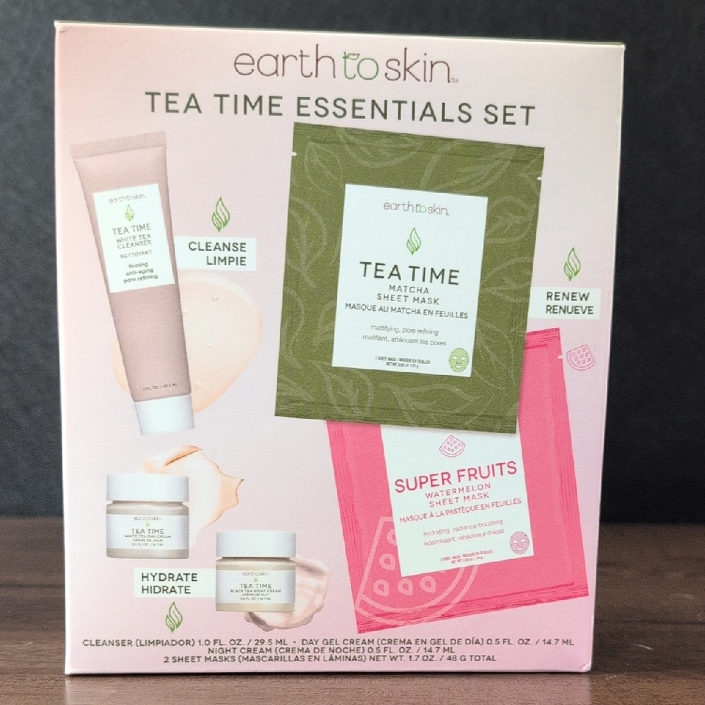 Earth To Skin Tea Time Essentials Set
